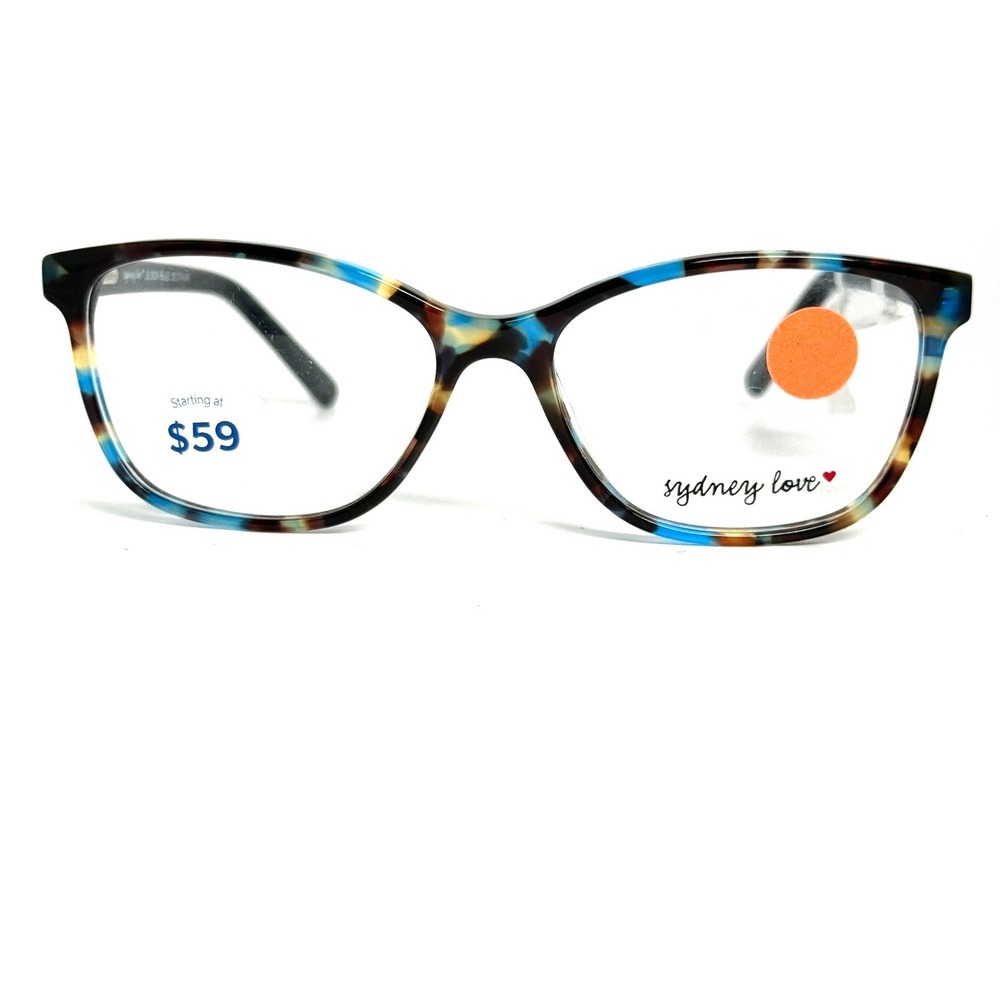 Sydney Love SL3039 Blue Tortoise Shell Cat Eye Eyeglass Frames 52-15-140